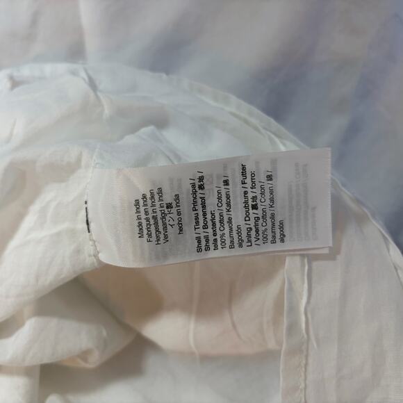 J Crew women’s white midi sundress. Size 6. Cottagecore Whimsical Cotton ruffles - Picture 9 of 10